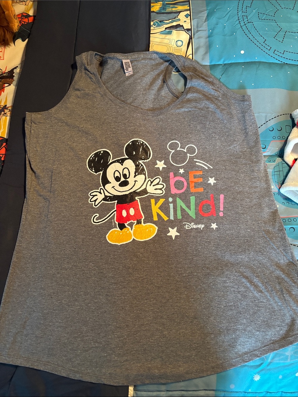 Disney Mickey “Be Kind” racerback tank  XXL